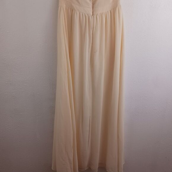 Lulus Air of Romance Cream Maxi Dress size L - Picture 7 of 11